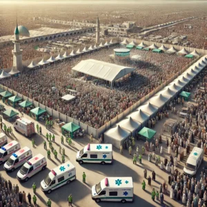 Hajj, Health, and Humanity: Safeguarding Global Security in Mass Gatherings. الحج والصحة والإنسانية: حماية الأمن العالمي في التجمعات الحاشدة